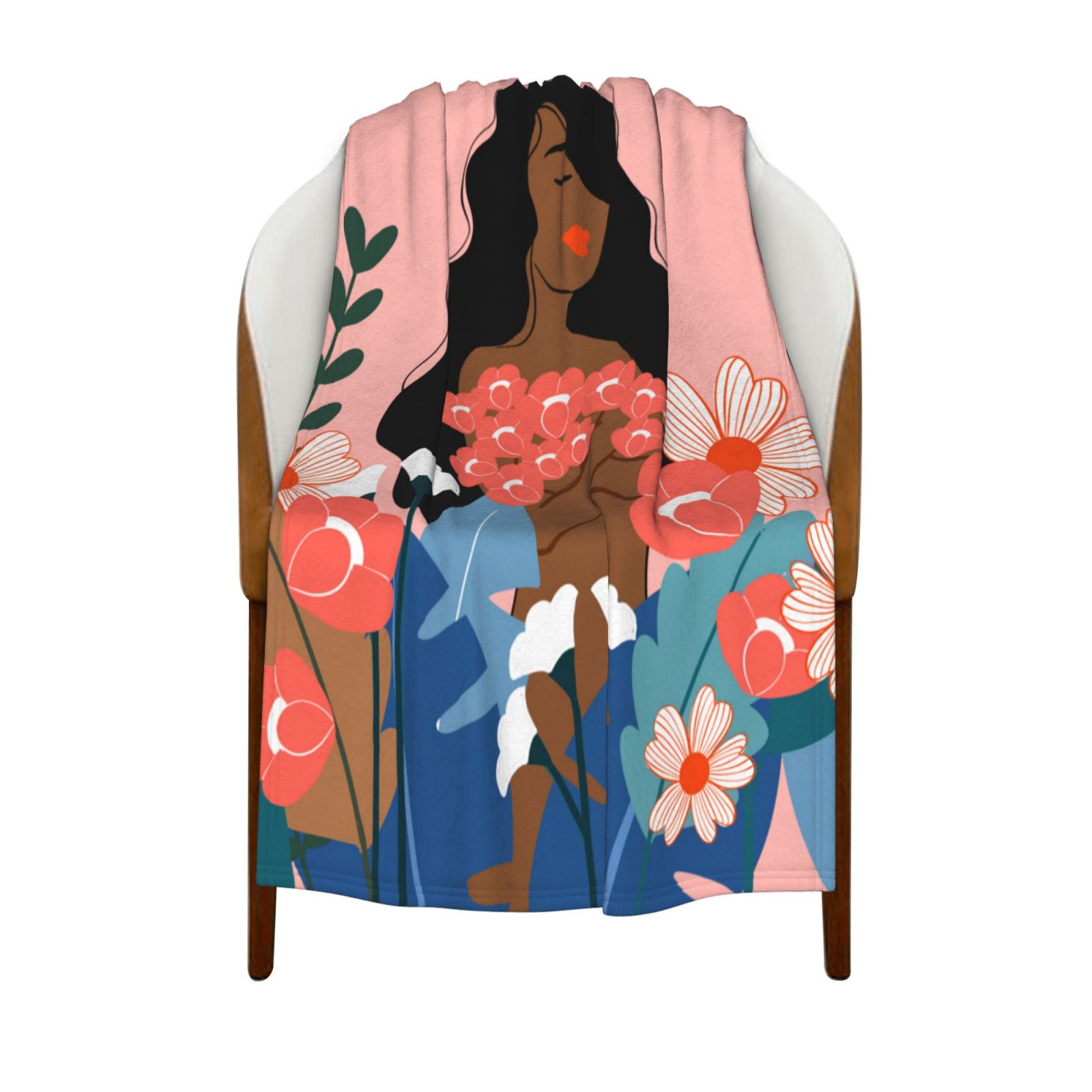 Flannel Blanket Black d5696549