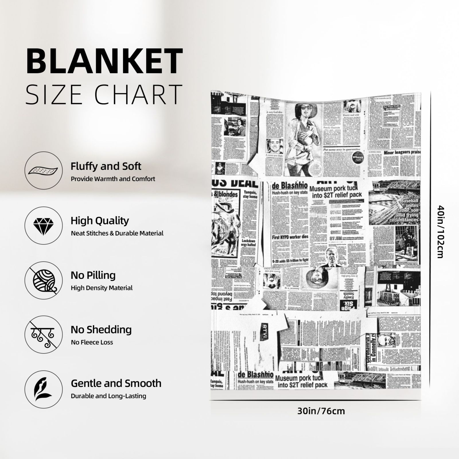 Flannel Blanket Black 0b12b9