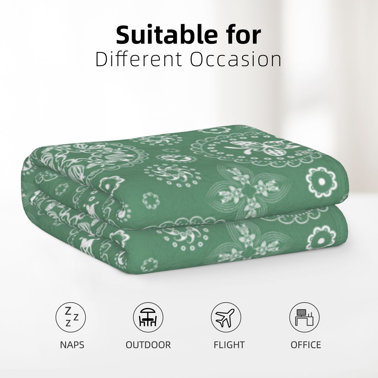 Flannel Blanket Black 75ba75e2