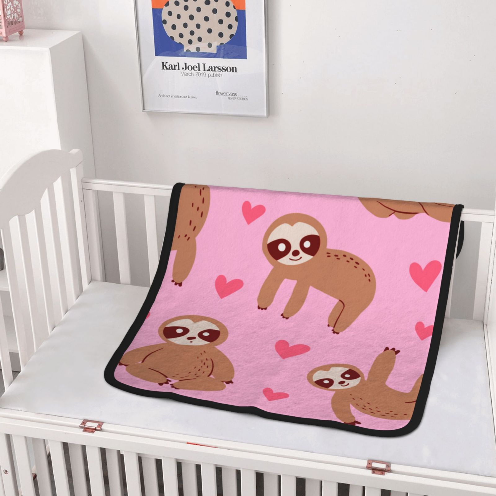 30x40in Double Sided Blanket Black d8b792