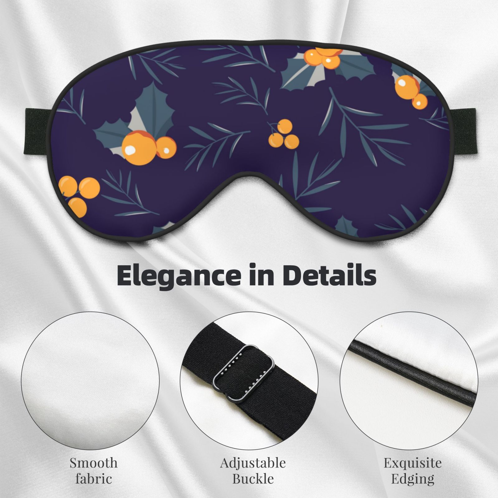 Soft Eye Mask Black 4c8d100