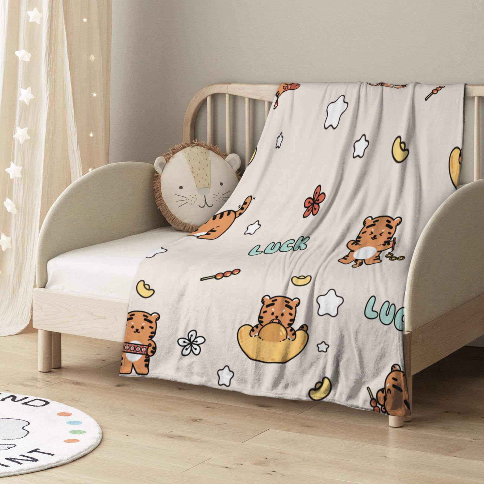 Flannel Blanket Black a1a507