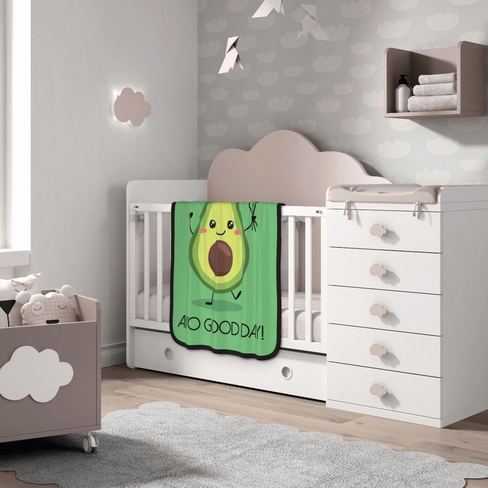 30x40in Double Sided Blanket Black 361eac