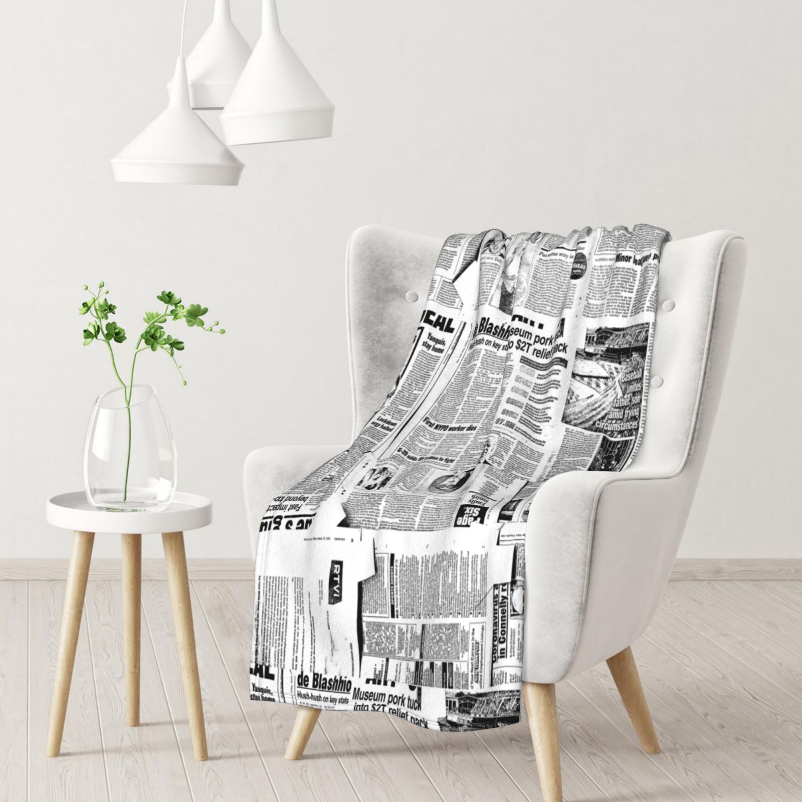 Flannel Blanket Black 0b12b9