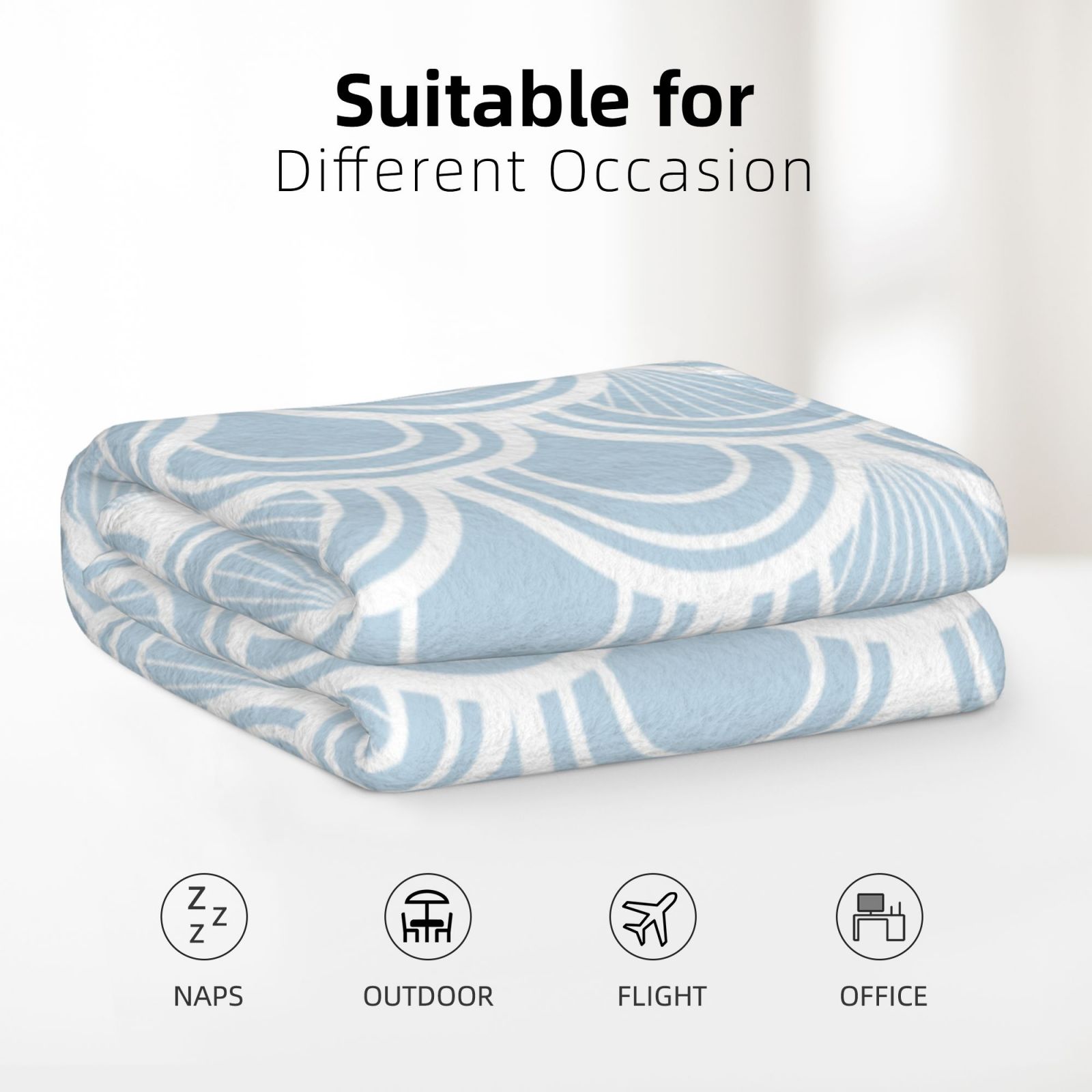 Flannel Blanket Black d90669d