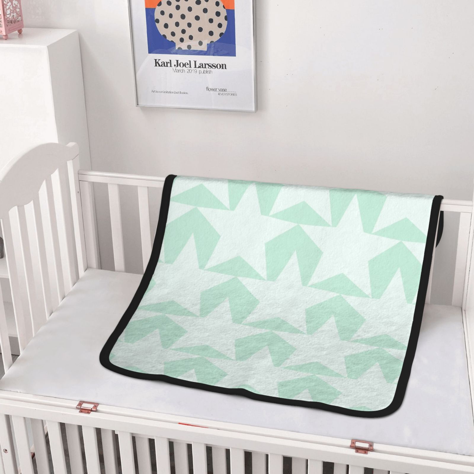 30x40in Double Sided Blanket Black 391ba1