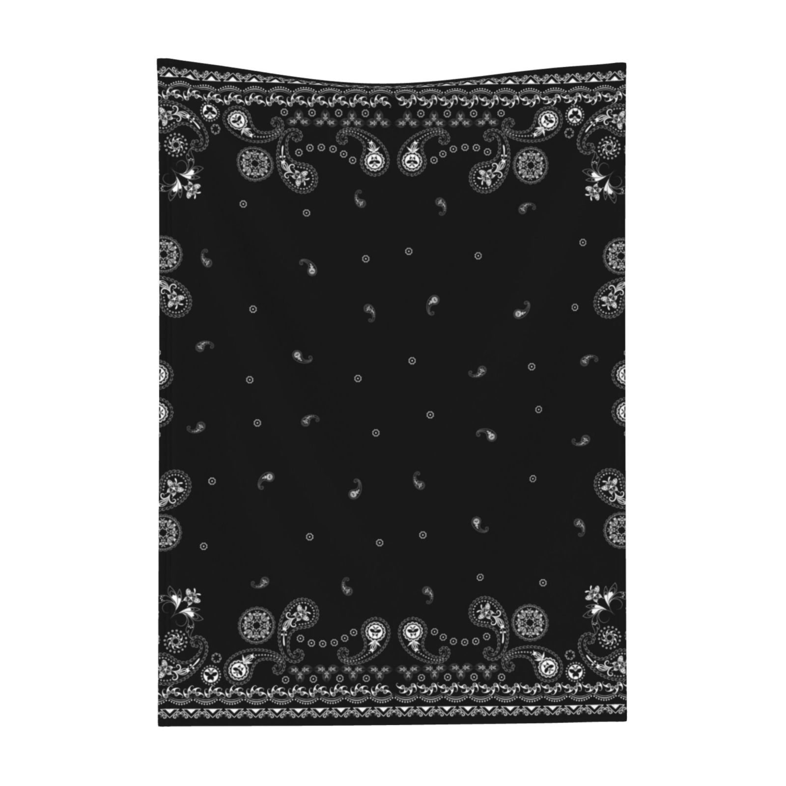 Flannel Blanket Black 790c0