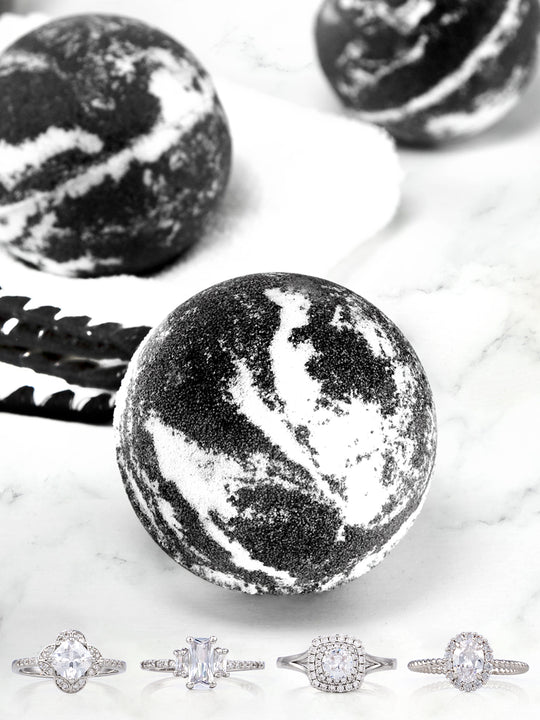 Charcoal Bath Bomb - Ring Collection