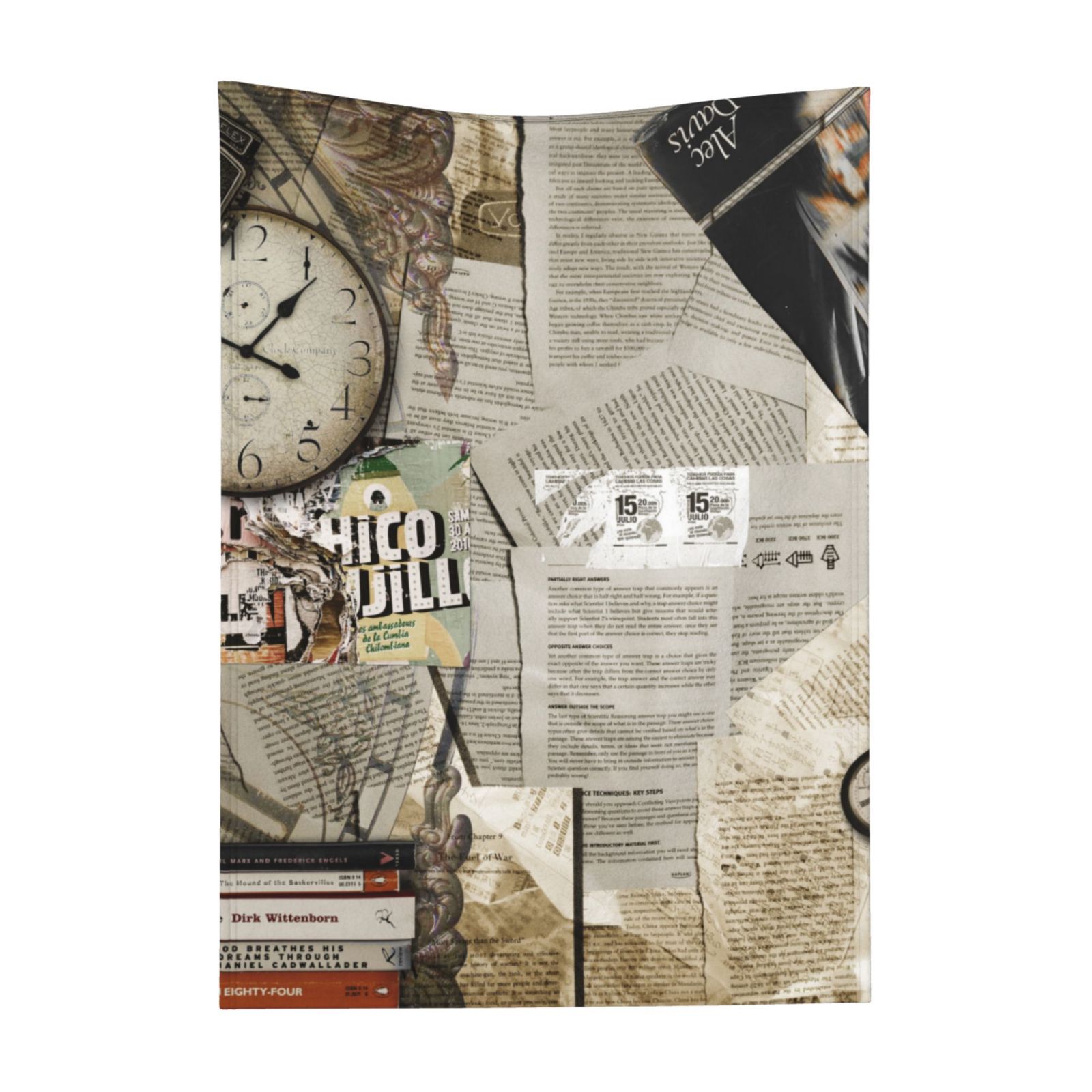 Flannel Blanket Black 635174