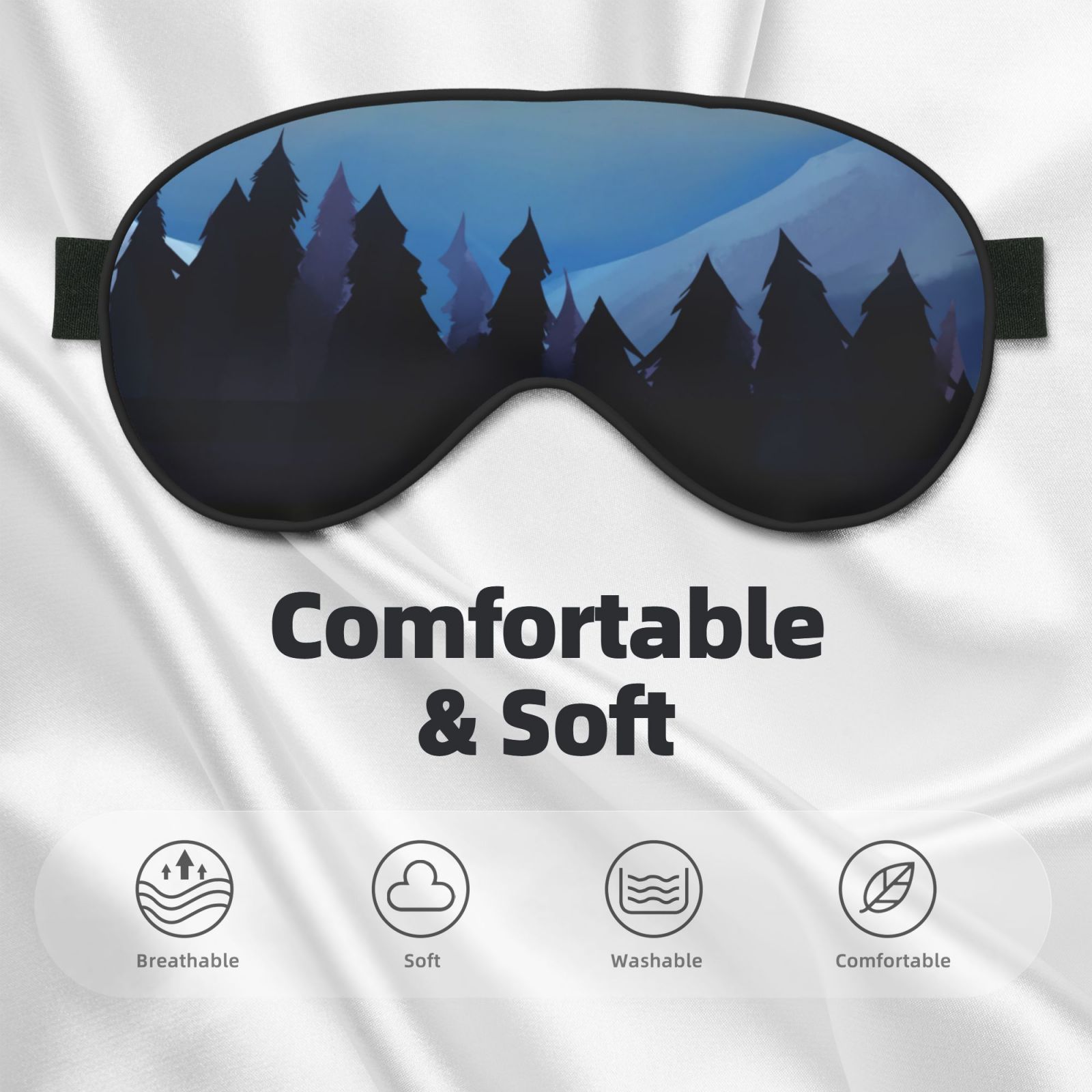 Soft Eye Mask Black c7d86b7f9