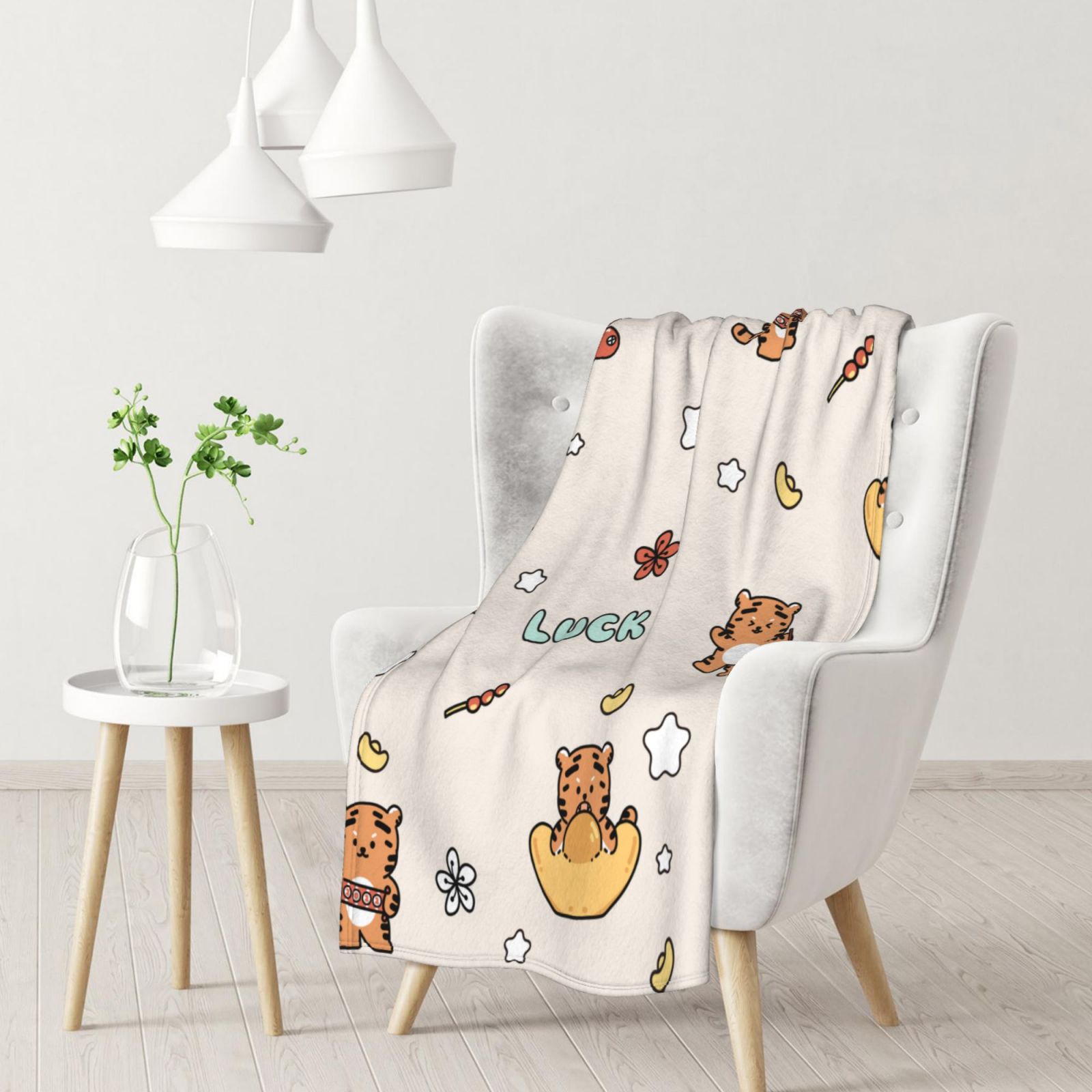 Flannel Blanket Black a1a507