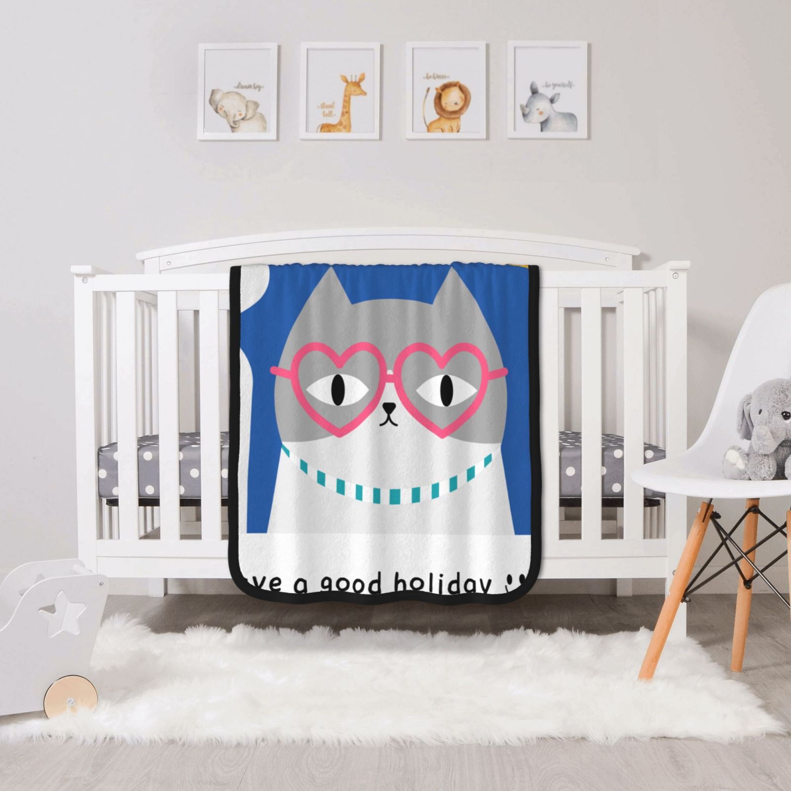 30x40in Double Sided Blanket Black f08d1c3b