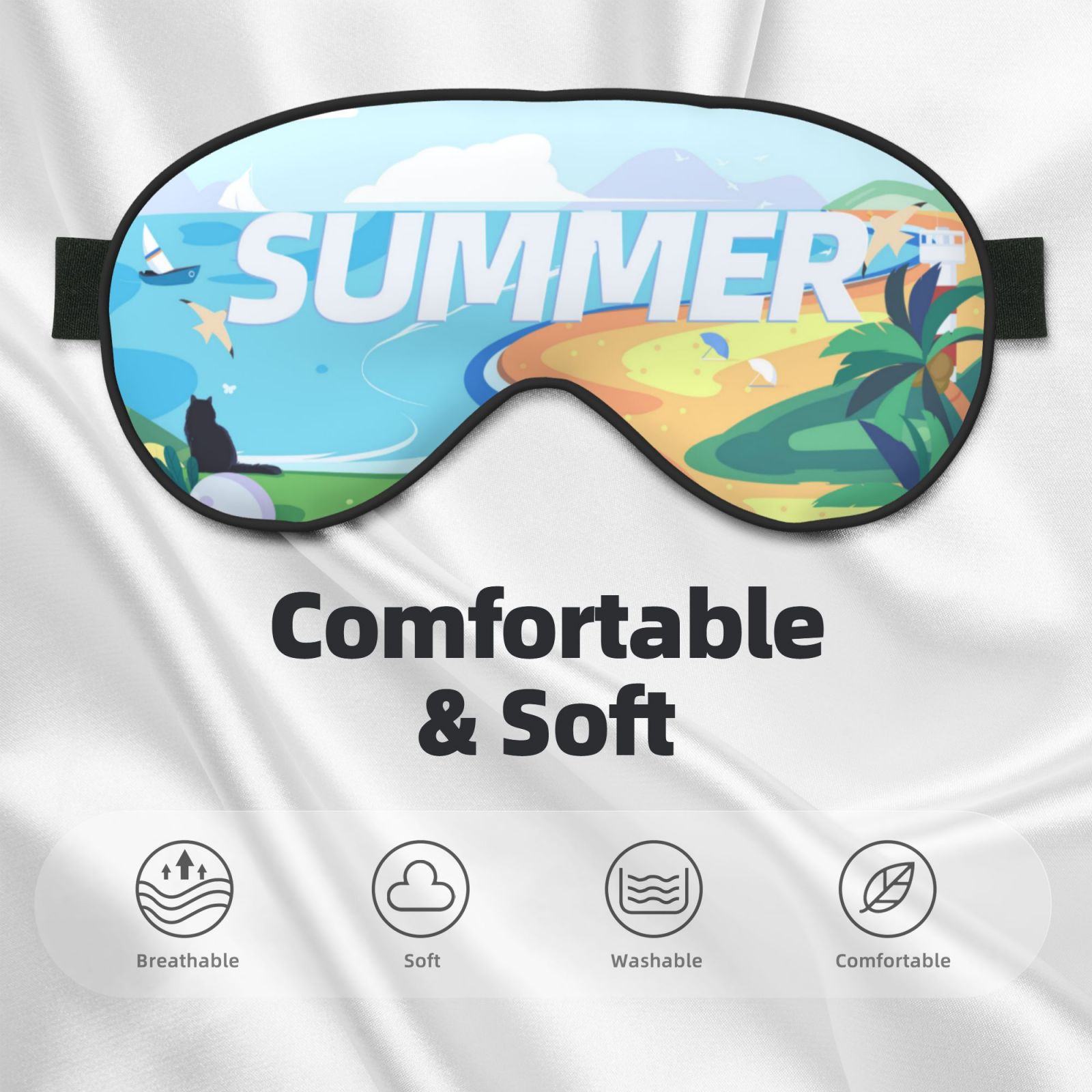 Soft Eye Mask Black 16518922