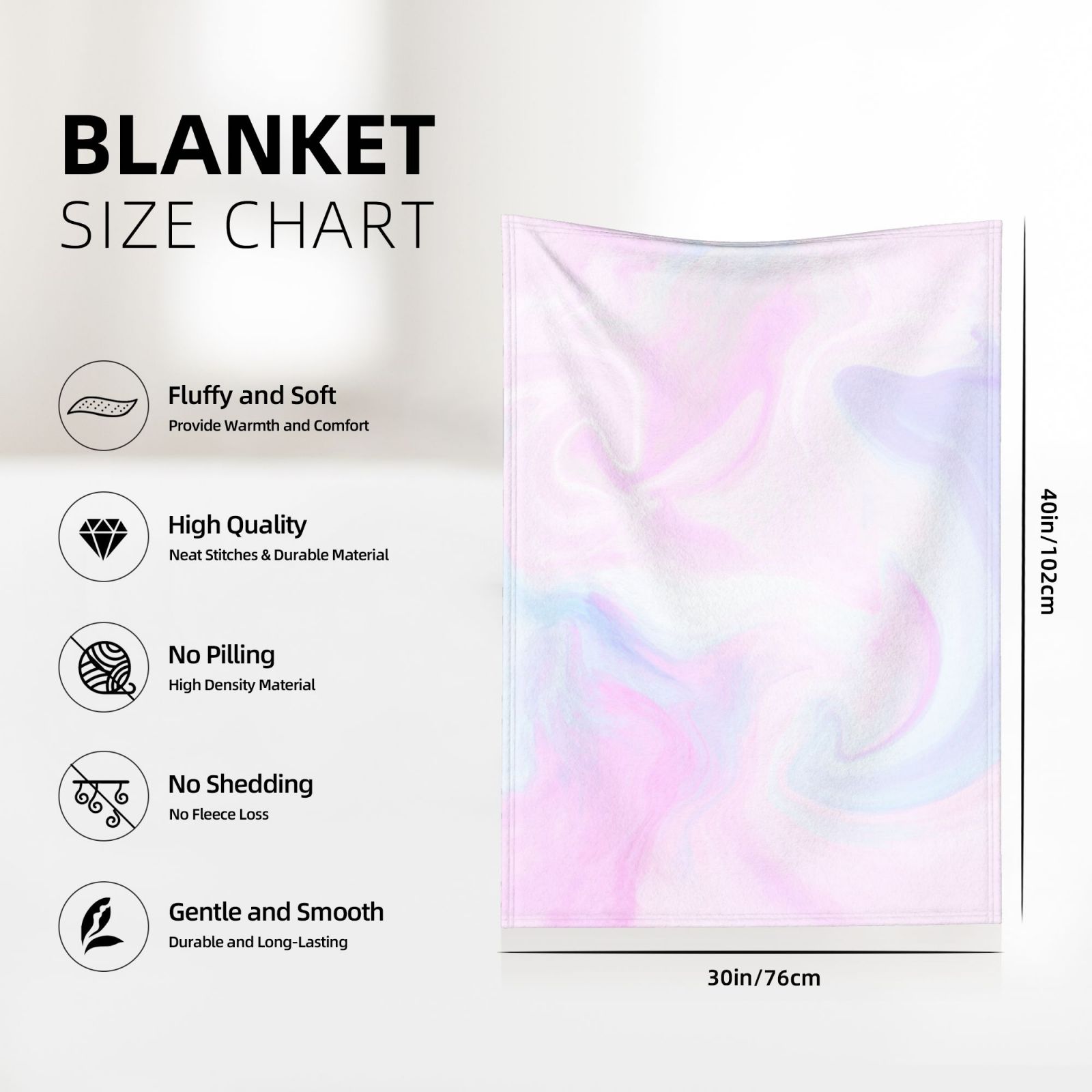 Flannel Blanket Black ccf45e5