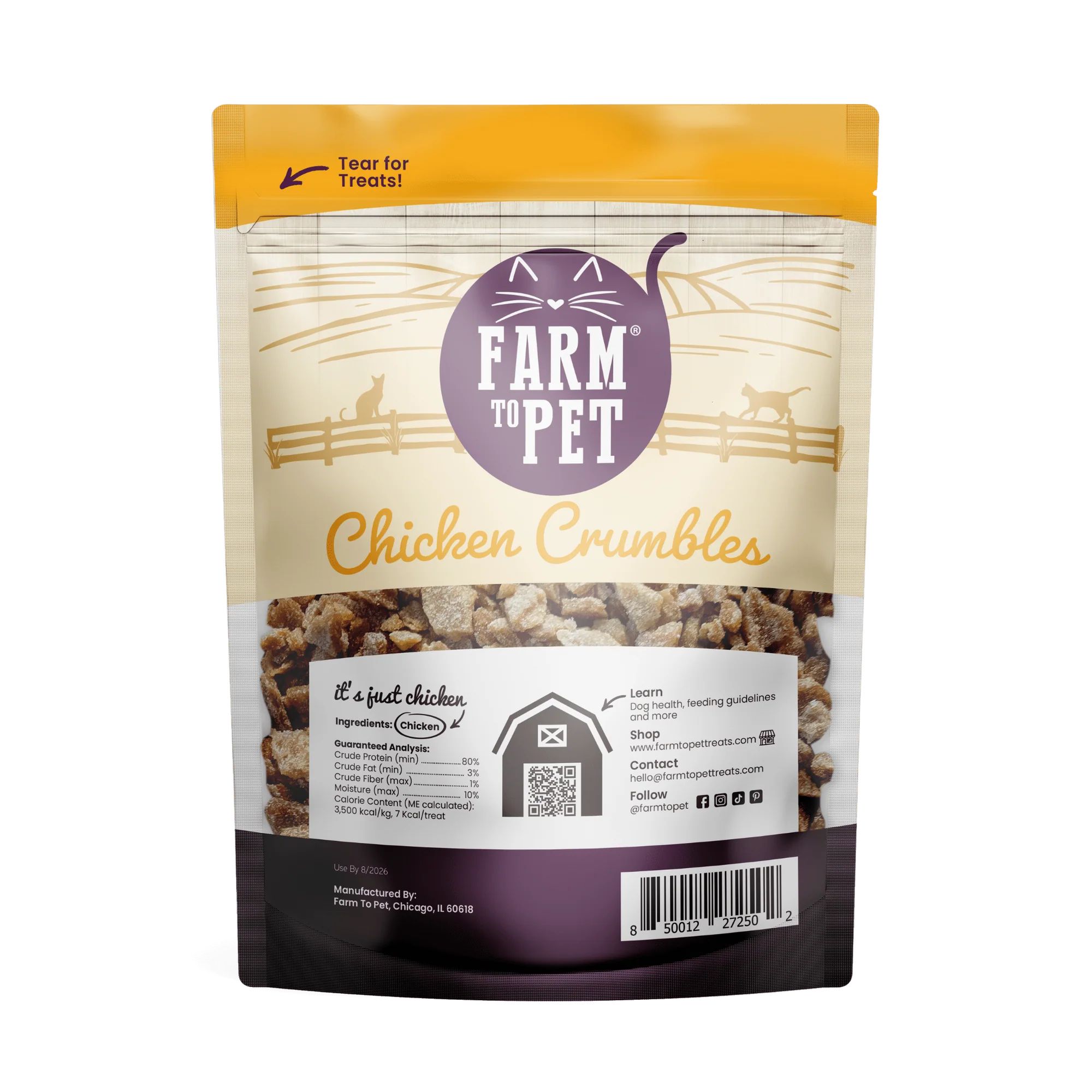 Chicken Crumbles for Cats