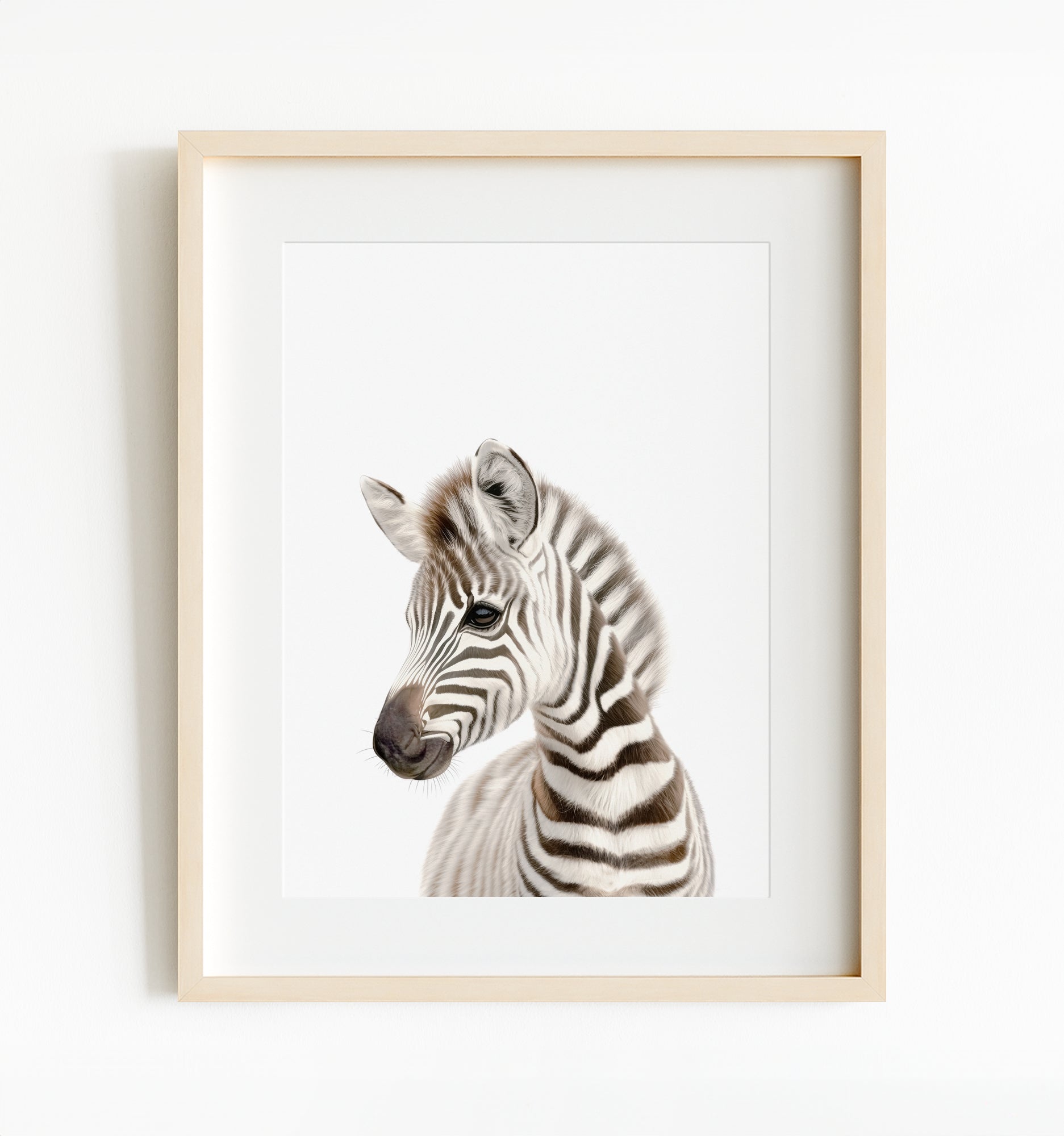 Baby Jungle & Safari Animals Set of 6 Nursery Decor Prints