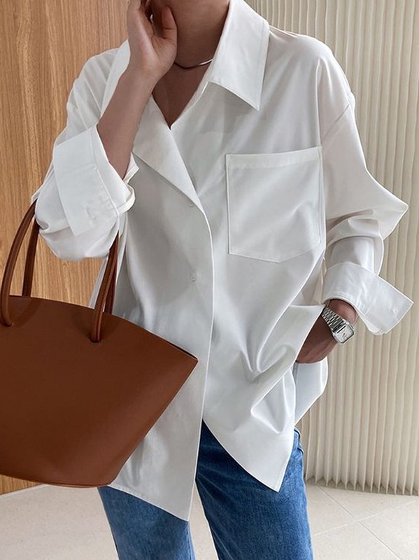 Casual Plain Blouse