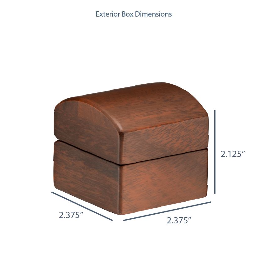 Walnut Wood Ring Box, Walnut Collection