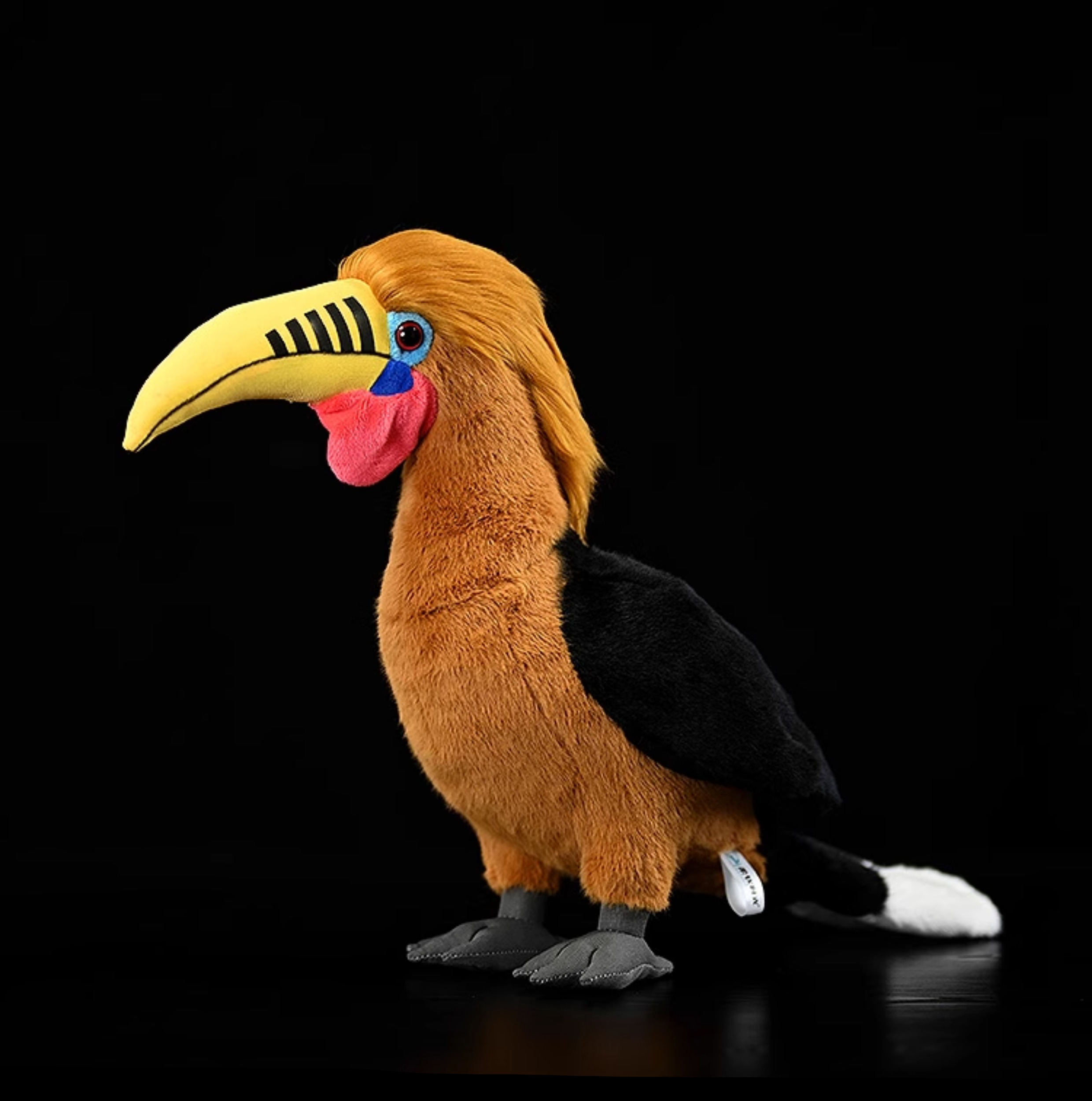 Rufous-necked Hornbill Bird Stuffed Plush Toy