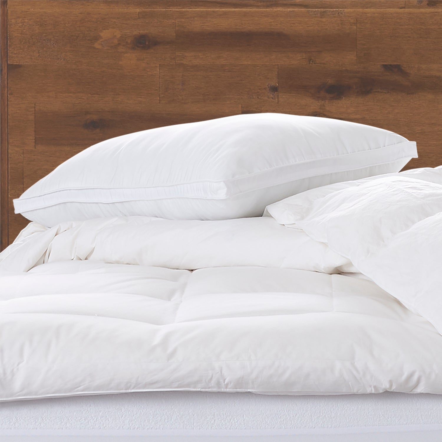 Luxury Plush Gusseted Pillow, Side/Back Sleeper, Medium/Firm Density