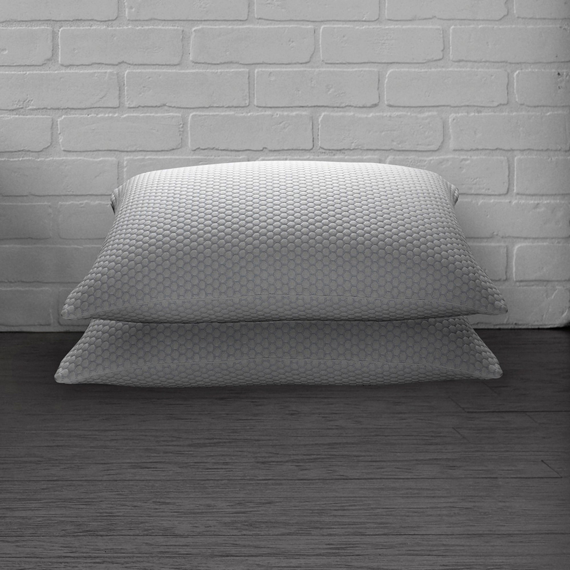 Cool N' Comfort Gel Fiber Pillow with CoolFlex Technology - Set of 2
